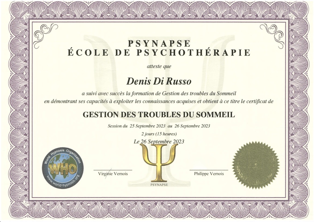 Hypnose Aix en Provence, Manosque, Denis Di Russo, Sophrologie, EFT, Acouphènes